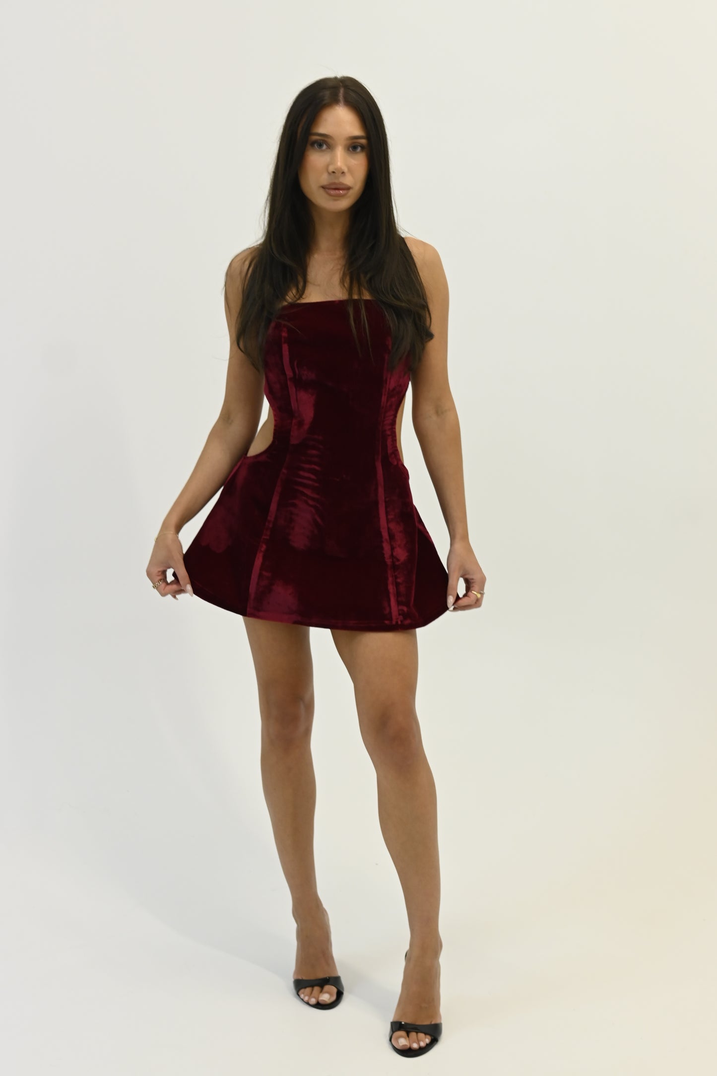 Cutout mini dress - Red